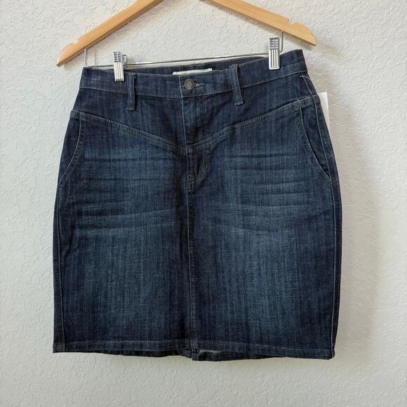 Stetson Women's Denim Blue Jean Mini Skirt Size 6 NEW - Picture 2 of 6